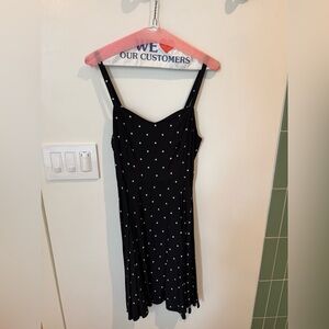 Old Navy Black Dress with White Dots